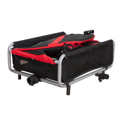 Dutch Dog DoggyRide Mini Dog Bike Trailer | Red | Axle Coupling | Dutch Dog Design®  DRMNTR22-RD Pets Own Us