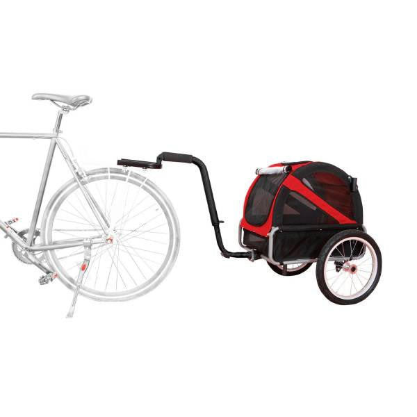 Dutch Dog DoggyRide Mini20 Dog Bike Trailer & Stroller by Dutch Dog | Red  DRMNTR22-RD Pets Own Us