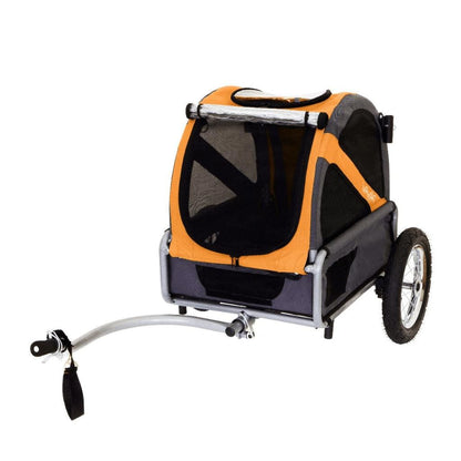 Dutch Dog DoggyRide Mini20 Dog Bike Trailer & Stroller by Dutch Dog | Orange DoggyRide Mini Dog Bike Trailer , Orange, Free UK Shipping!