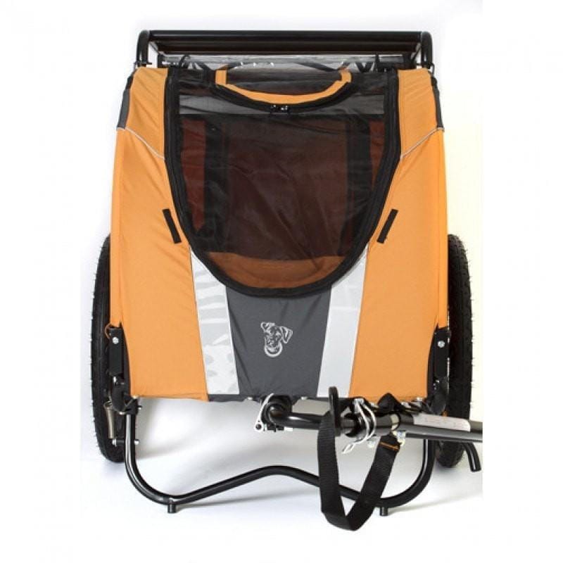 Dutch Dog DoggyRide Novel 15 Dog Bike Trailer by Dutch Dog | Orange DoggyRide Dog Bike Trailer Novel 15 by Dutch Dog - E Bike Compatible!