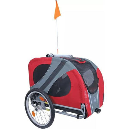 Dutch Dog DoggyRide Novel 20 Dog Bike Trailer & Stroller by Dutch Dog | Red Novel DoggyRide Dog Bike Trailer, Large Dogs Free UK Shipping!