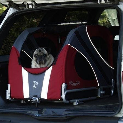 Dutch Dog DoggyRide Novel 20 Dog Bike Trailer & Stroller by Dutch Dog | Red Novel DoggyRide Dog Bike Trailer, Large Dogs Free UK Shipping!