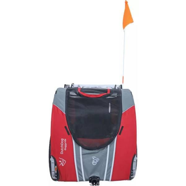 Dutch Dog DoggyRide Novel 20 Dog Bike Trailer & Stroller by Dutch Dog | Red Novel DoggyRide Dog Bike Trailer, Large Dogs Free UK Shipping!
