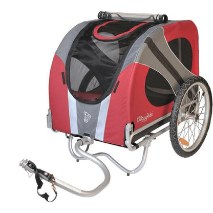 Dutch Dog DoggyRide Novel 20 Dog Bike Trailer & Stroller by Dutch Dog | Red Novel DoggyRide Dog Bike Trailer, Large Dogs Free UK Shipping!