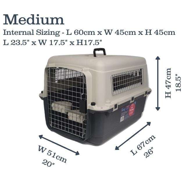 Henry Wag Air Kennel durable IATA compliant pet carrier for air sea and car travel