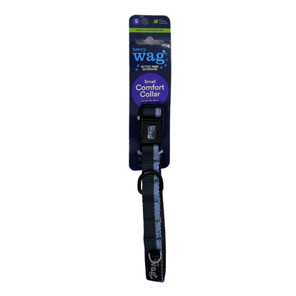Henry Wag Dog Collar Henry Wag Comfort Dog Collar | Neoprene Padded | GRS Recycled | Reflective | 3 Sizes, Blue/Grey Henry Wag Comfort Collar | Neoprene Padded, GRS Recycled & Reflective
