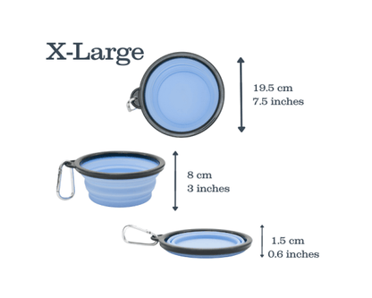 Henry Wag Travel Bowl collapsible dog bowl portable lightweight durable