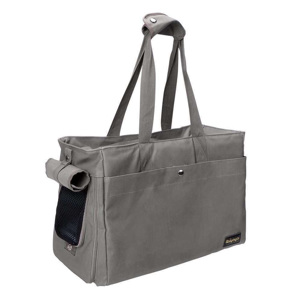 Ibiyaya® Canvas Pet Tote bag in two colors for small dog and cat carriers
