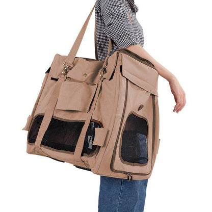  Ibiyaya® Gentle Giant Wagon Dog Pram | Dirty Peach  FS1880 Pets Own Us