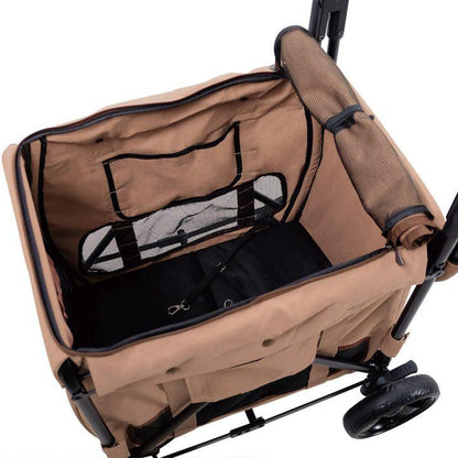  Ibiyaya® Gentle Giant Wagon Dog Pram | Dirty Peach  FS1880 Pets Own Us