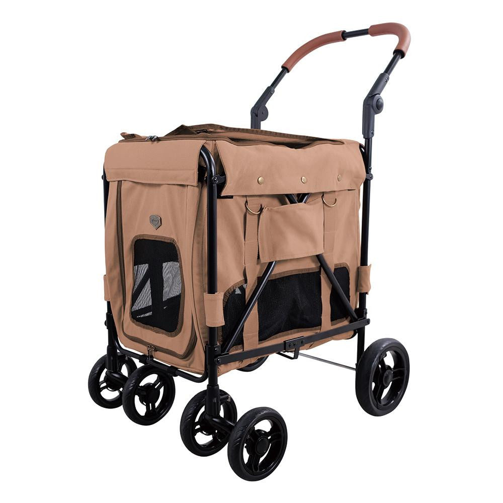  Ibiyaya® Gentle Giant Wagon Dog Pram | Dirty Peach  FS1880 Pets Own Us