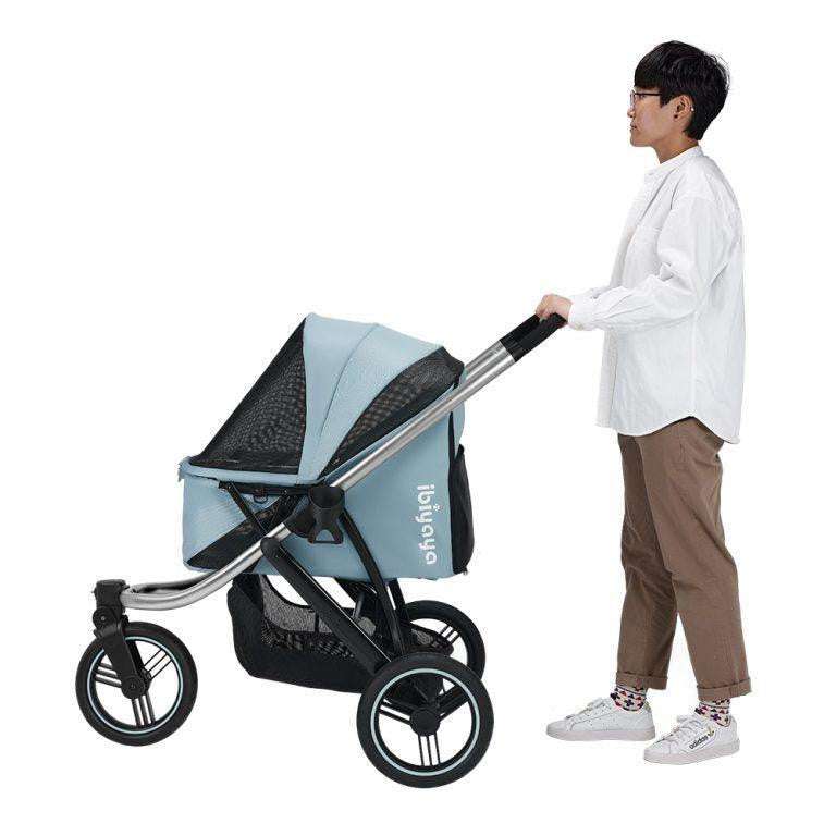 Ibiyaya The Beast black dog stroller and pram for jogging and all-terrain use