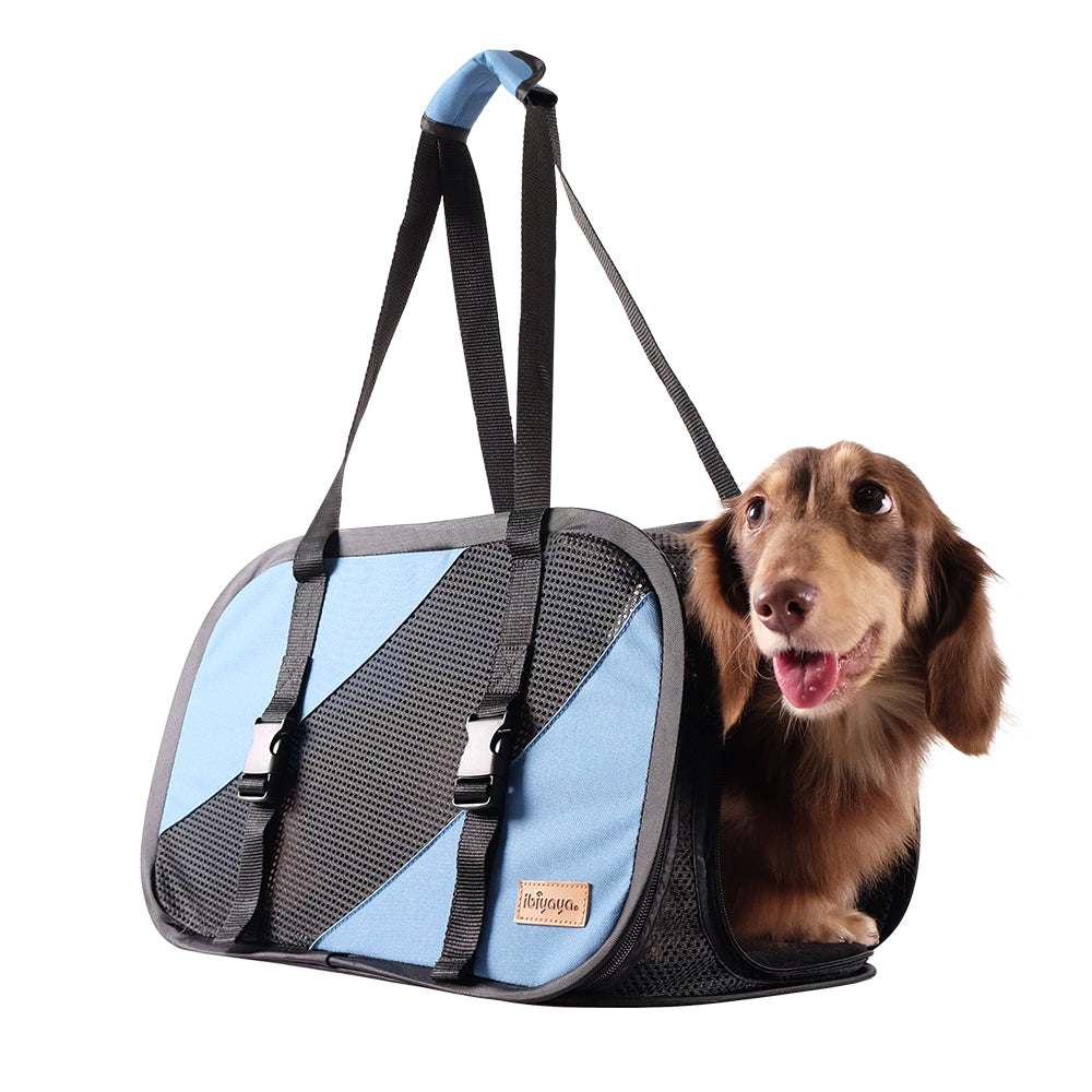 Ibiyaya Pet Carrier Ibiyaya® Flying Pal Foldable Pet Travel Carrier – 2 Colours available Ibiyaya Flying Pal: Foldable Pet Travel Carrier for Airplanes & Cars