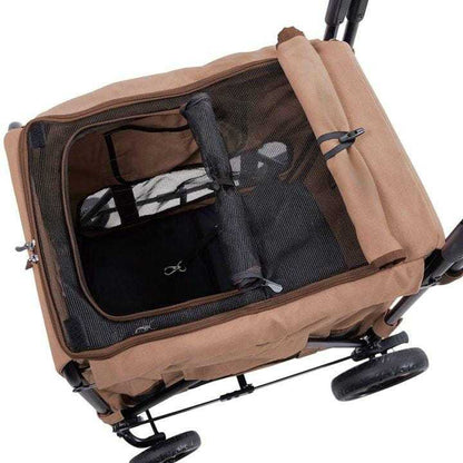 Gentle Giant Pet Wagon stroller for medium to large dogs with detachable carrier and cushioned interior