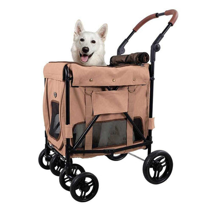 Gentle Giant Pet Wagon dog stroller for medium to large dogs with detachable carrier and foldable design