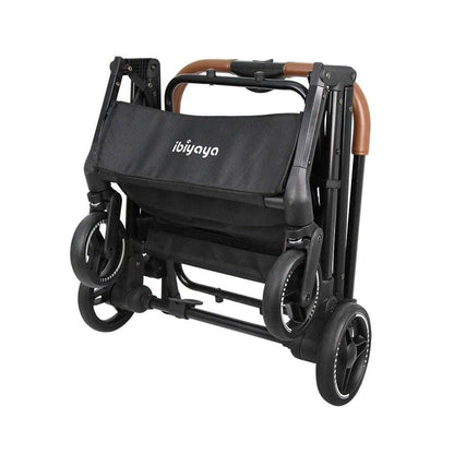 Ibiyaya JetPaw 3-in-1 pet stroller with removable airline-approved carrier and expandable design for dogs and cats