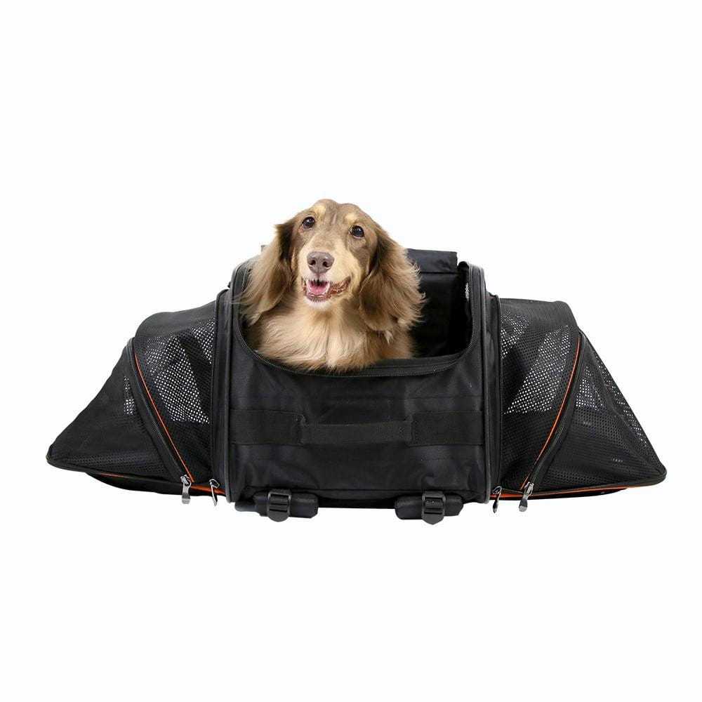 Ibiyaya JetPaw 3-in-1 pet stroller with removable airline-approved carrier and expandable design
