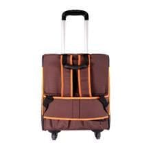 Ibiyaya Liso Backpack pet trolley in two colors with 360-degree swivel wheels and mesh windows for ventilation