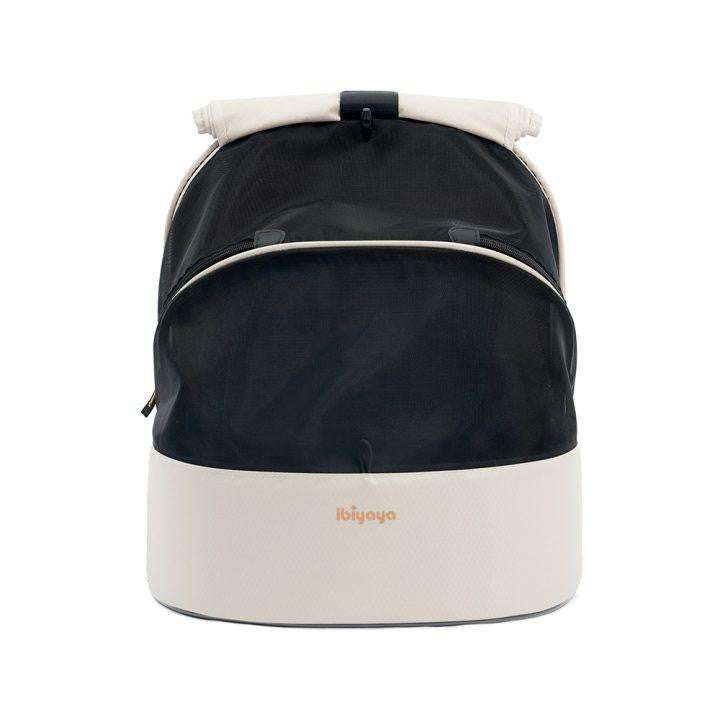 Ibiyaya Panorama zipper-free small pet travel carrier with ergonomic backpack and wheeled transport features