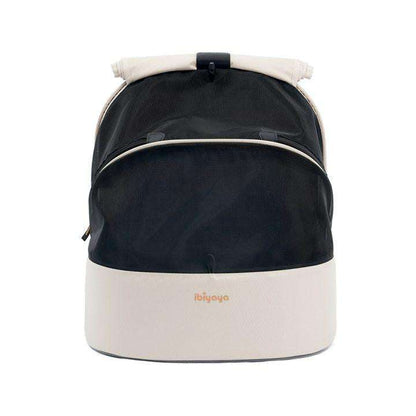 Ibiyaya Panorama zipper-free small pet travel carrier with ergonomic backpack and wheeled transport features