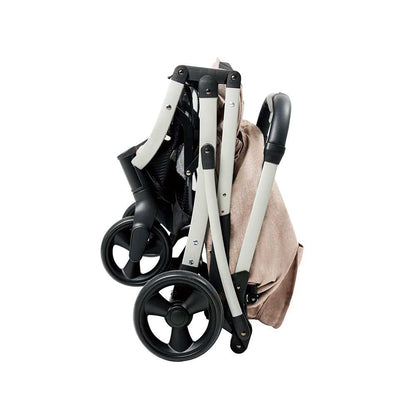 Ibiyaya Ibiyaya Speedy Fold Pet Pram | One-Hand Compact Fold | Pets up to 20kg | Beige Ibiyaya Speedy Fold Pet Pram | Up to 20kg | Pets Own Us