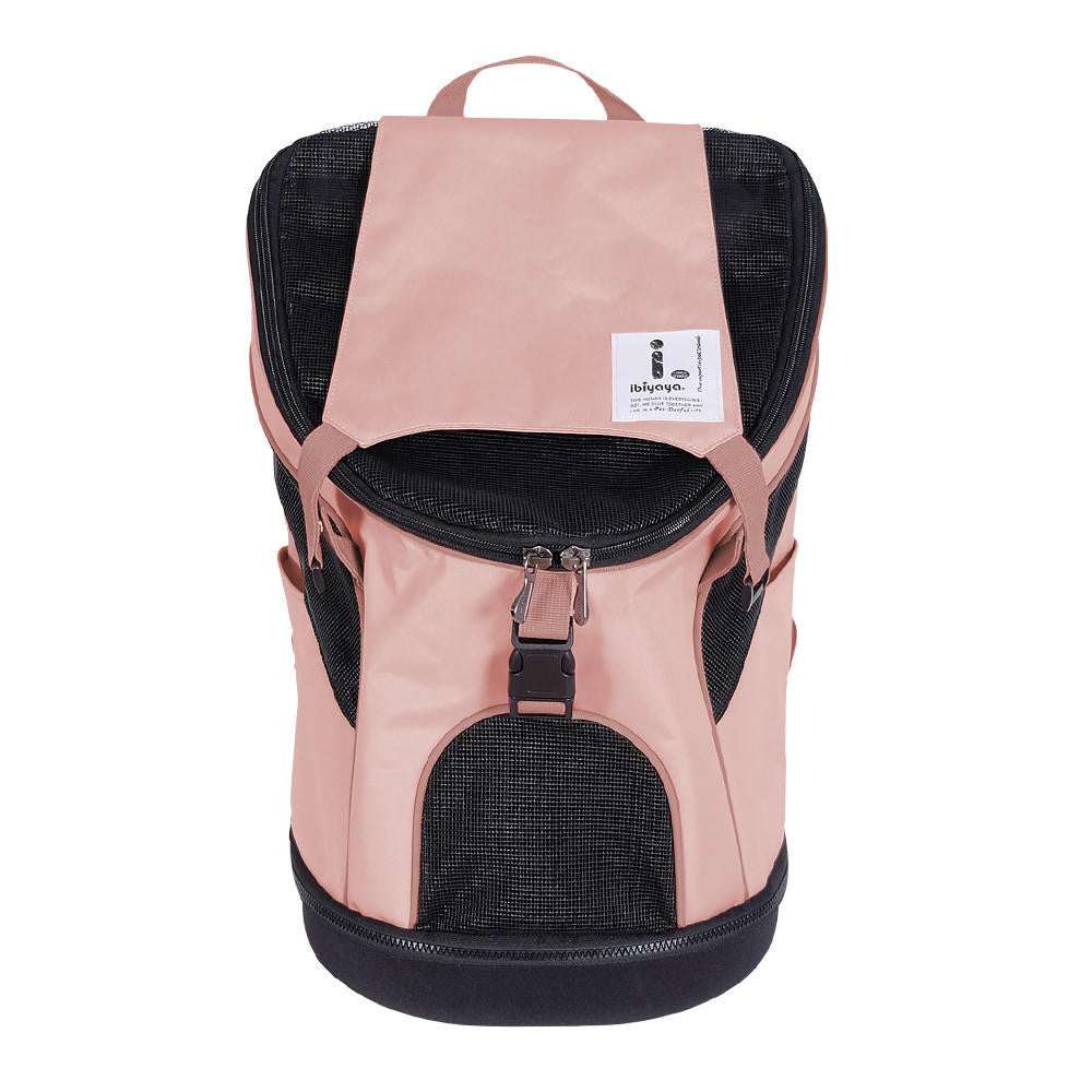 Ultralight Pro Pet Backpack carrier with mesh panels and safety tether for small dog travel