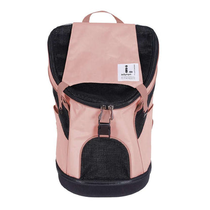 Ultralight Pro Pet Backpack carrier with mesh panels and safety tether for small dog travel