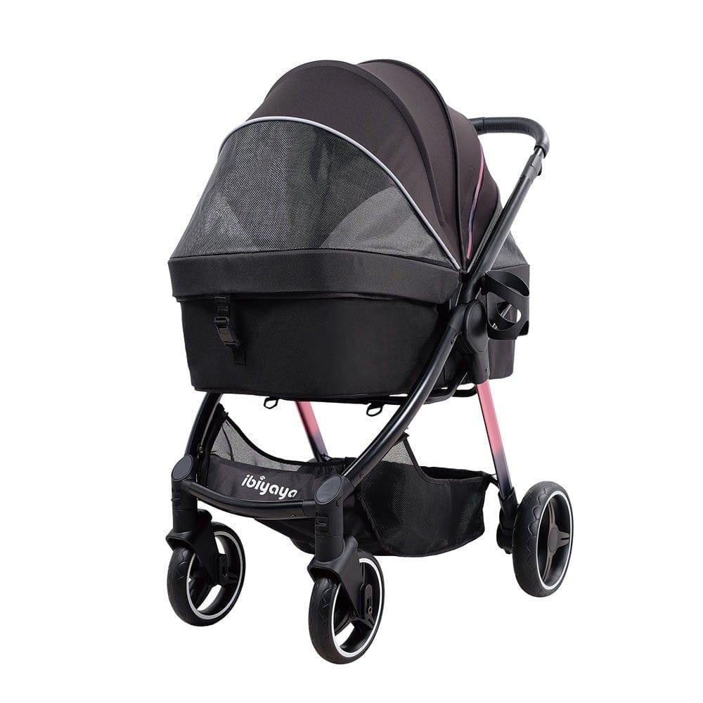  Ibiyaya® Retro Luxe Pet Stroller | Prism Black  FS2102-BK Pets Own Us