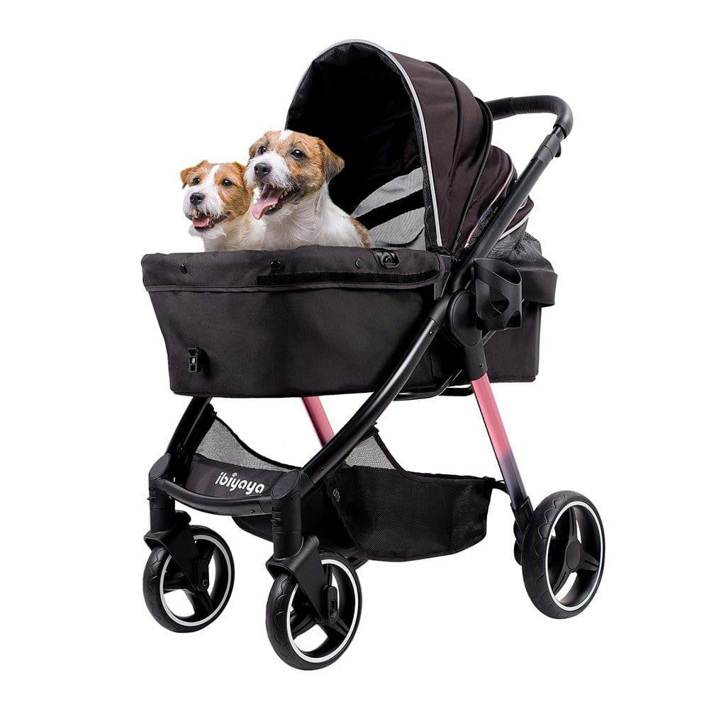  Ibiyaya® Retro Luxe Pet Stroller | Prism Black  FS2102-BK Pets Own Us