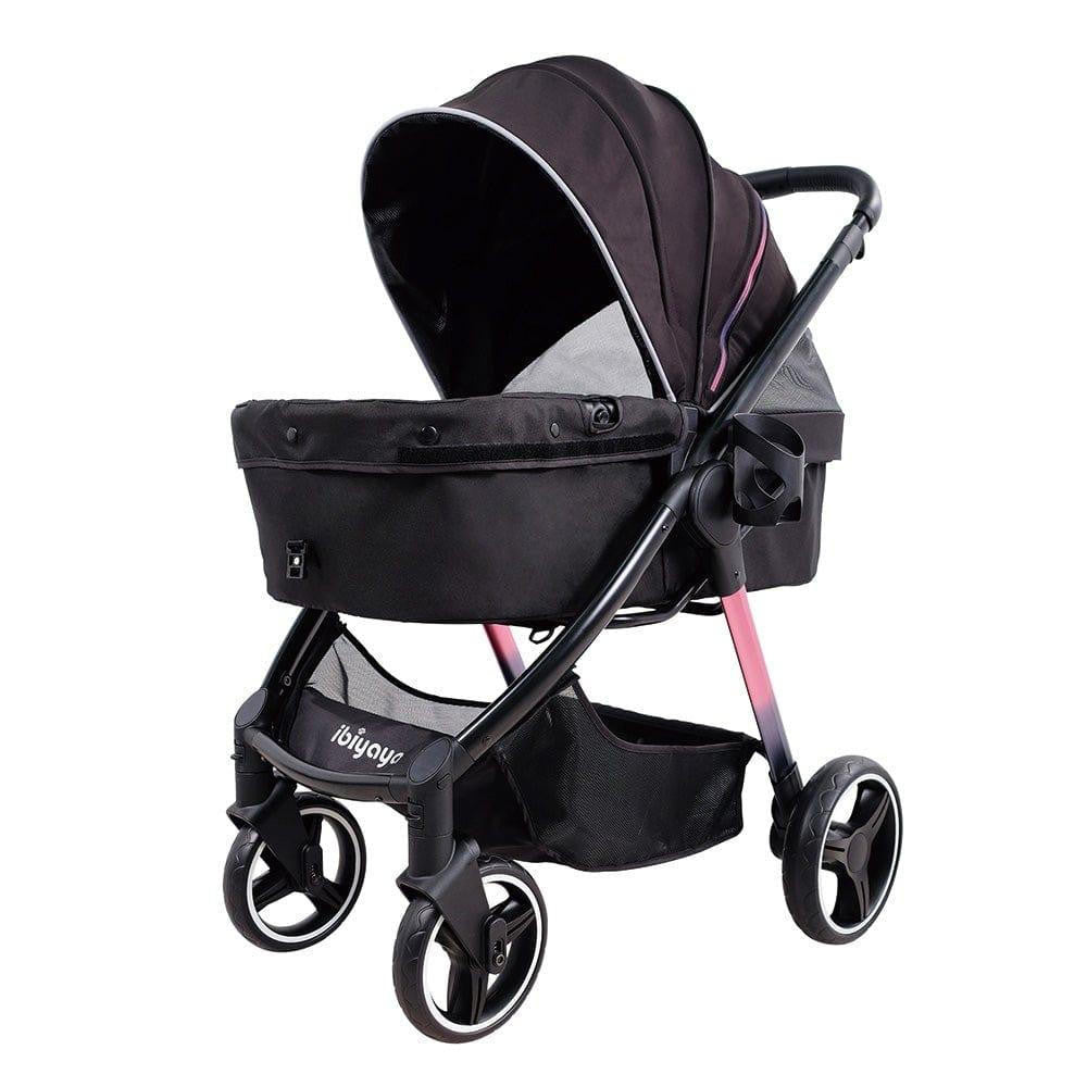  Ibiyaya® Retro Luxe Pet Stroller | Prism Black  FS2102-BK Pets Own Us