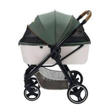  Ibiyaya® Retro Luxe Pet Stroller | Prism Black or Soft Sage  FS2102-BK Pets Own Us