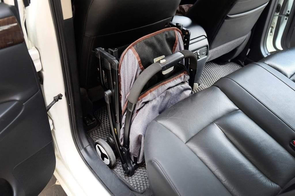  Ibiyaya® Speedy Fold Pet Pram | Grey Jeans  FS1670-G Pets Own Us