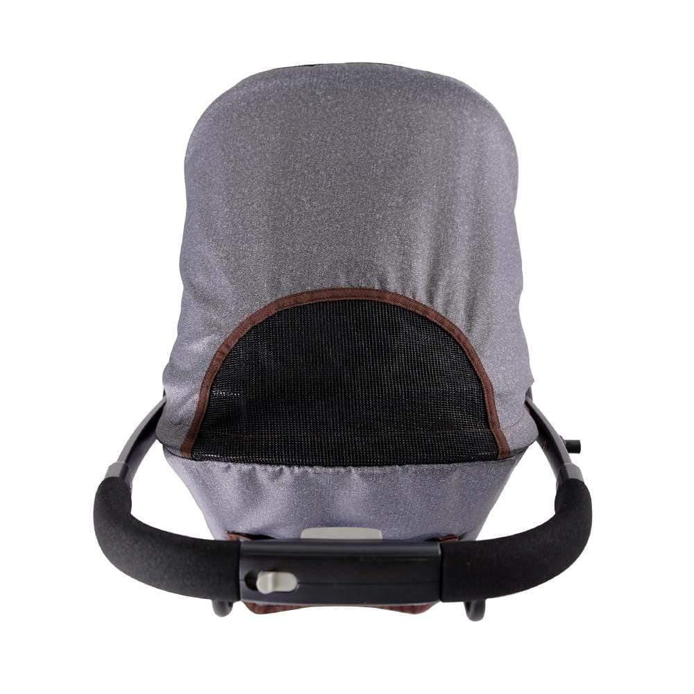  Ibiyaya® Speedy Fold Pet Pram | Grey Jeans  FS1670-G Pets Own Us