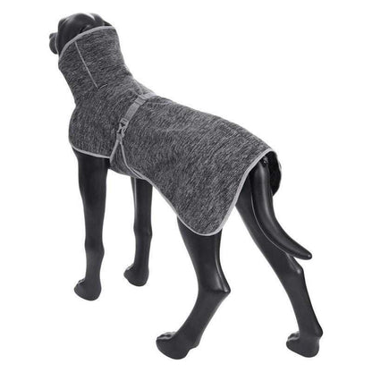Icepeak Flen Midlayer Jacket Black for dogs, lightweight and adjustable with high collar