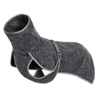 Black Icepeak Flen Midlayer Jacket for dogs with ergonomic fit and adjustable features