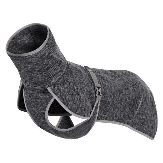 Black Icepeak Flen Midlayer Jacket for dogs with ergonomic fit and adjustable features