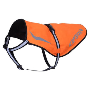 Icepeak Prozone reflective vest in bright orange with adjustable straps and reflective details for visibility