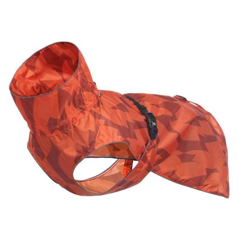 Icepeak Sprint Raincoat in orange and aqua for dogs, lightweight and waterproof with adjustable fit and high-visibility design