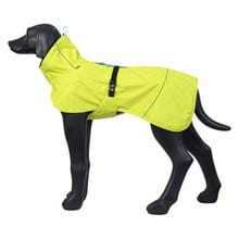 Icepeak Strike Raincoat black reflective lightweight waterproof dog coat with adjustable fit and harness access