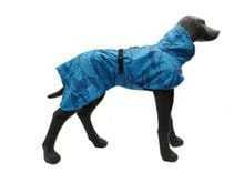 Black Icepeak Strike Raincoat for dogs with reflective details and adjustable fit