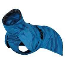 Black Icepeak Strike Raincoat for dogs with reflective details and waterproof design