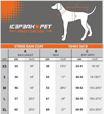  Icepeak Strike Raincoat | 5 Colours   Pets Own Us