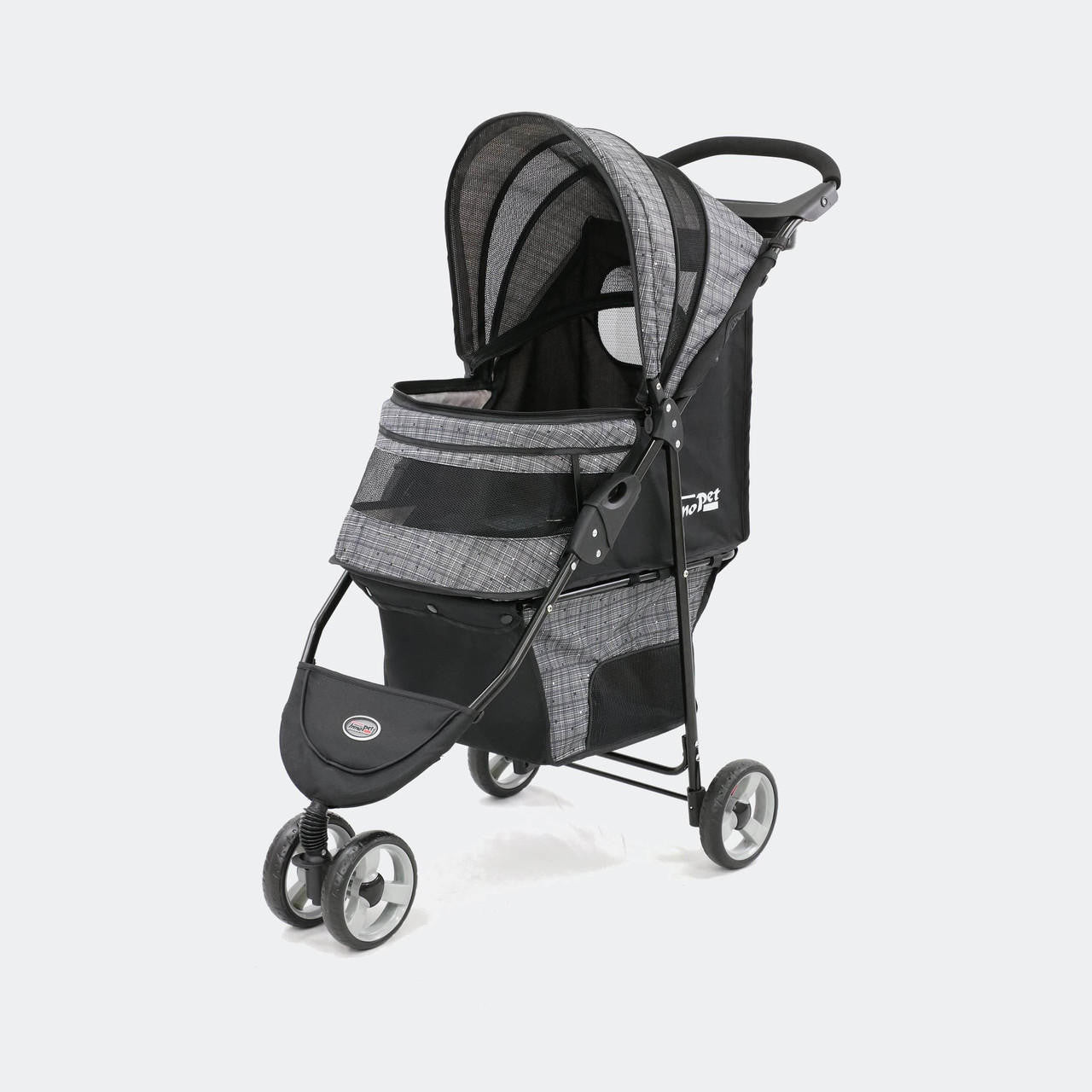 Innopet® Avenue Dog & Cat Pram With Rain Cover | Blended Grey  IPS-033/BG Pets Own Us