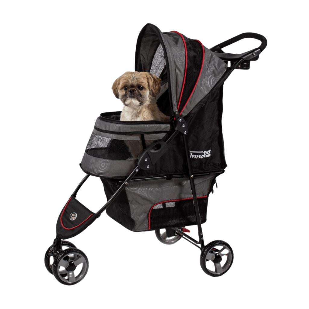 Innopet® Avenue Dog & Cat Pram With Rain Cover | Blended Grey  IPS-033/BG Pets Own Us