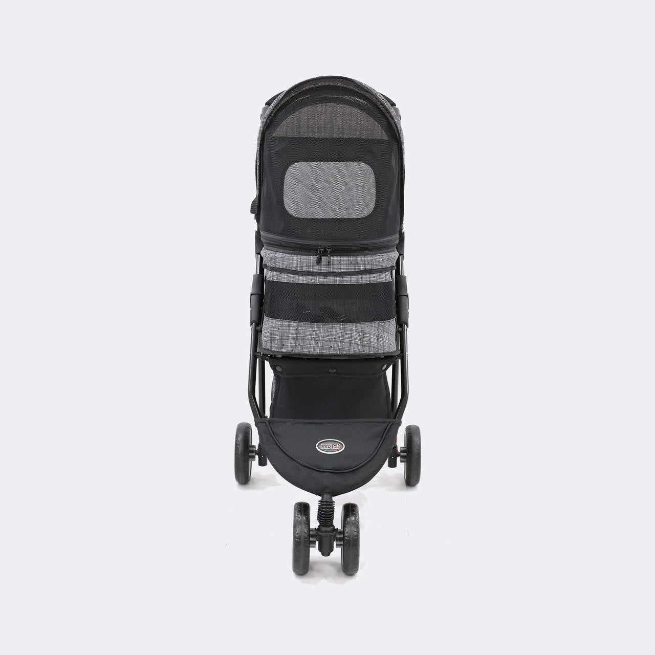 Innopet® Avenue Dog & Cat Pram With Rain Cover | Blended Grey  IPS-033/BG Pets Own Us