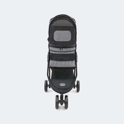Innopet® Avenue Dog & Cat Pram with rain cover, swivel front wheel, and spacious interior for small pets