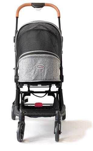 Innopet City Buggy pet stroller with swivel wheels and mesh canopy for small breeds