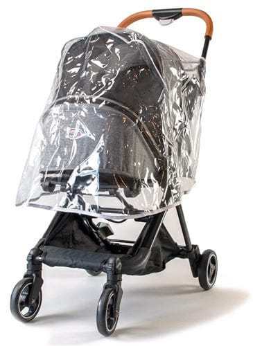 Innopet City Buggy pet stroller with swivel wheels, mesh canopy, and storage basket for small breeds