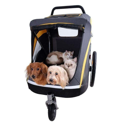 InnoPet Hercules Dog Pram stroller for large dogs up to 50kg with rain cover and pneumatic tires