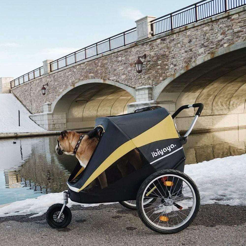 InnoPet Hercules Dog Pram stroller for large dogs up to 50kg with rain cover and durable pneumatic tires